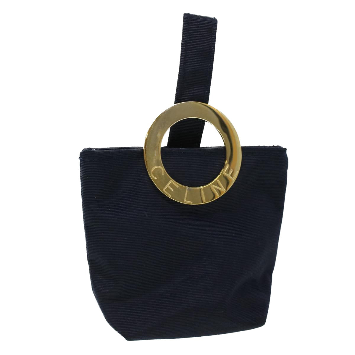 Luxury Pouch Navy Handbag Nylon Logo Travel Bag