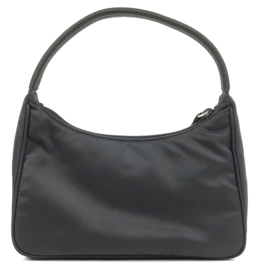 Prada Prada Logo Nylon Hand Bag Pouch Purse Black Travel Bag Mv515 36353 4