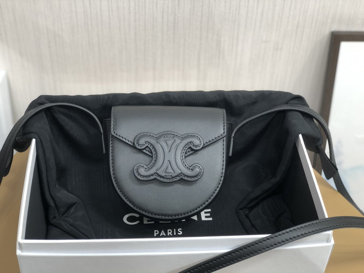 Top Quality Besatop Quality Cuir Triomphe For Black Mini Travel Bag