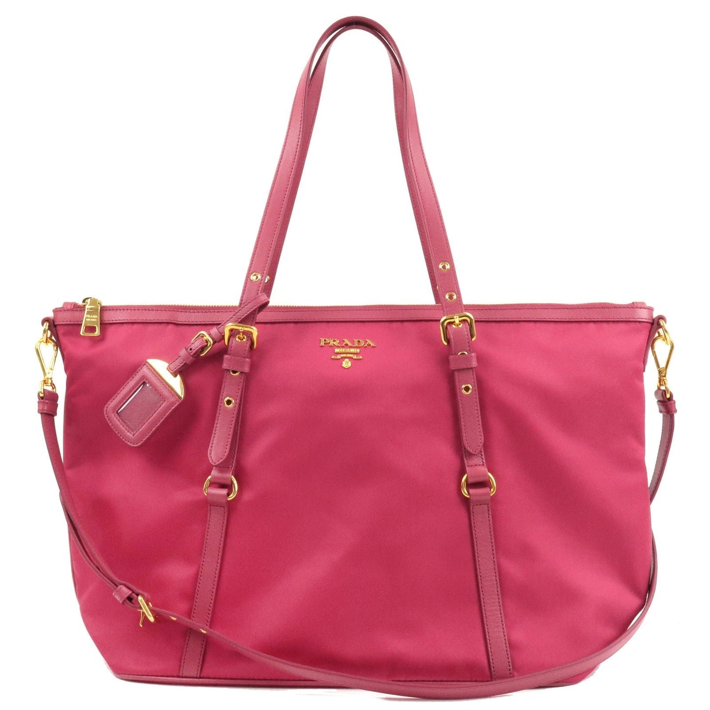 Prada Prada Logo Nylon Leather 2Way Bag Tote Bag Br4253 36388 8