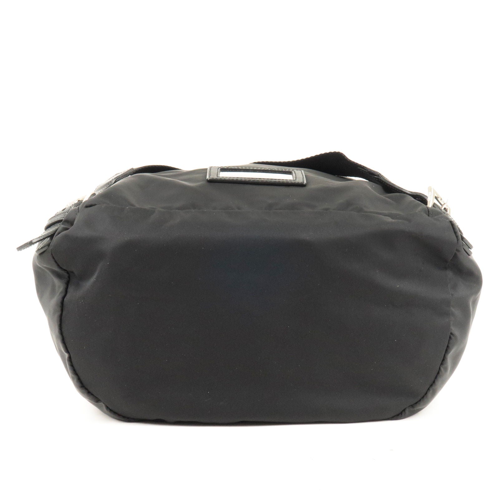 Prada Prada Logo Nylon Leather Back Pack Ruck Sack Travel Bag