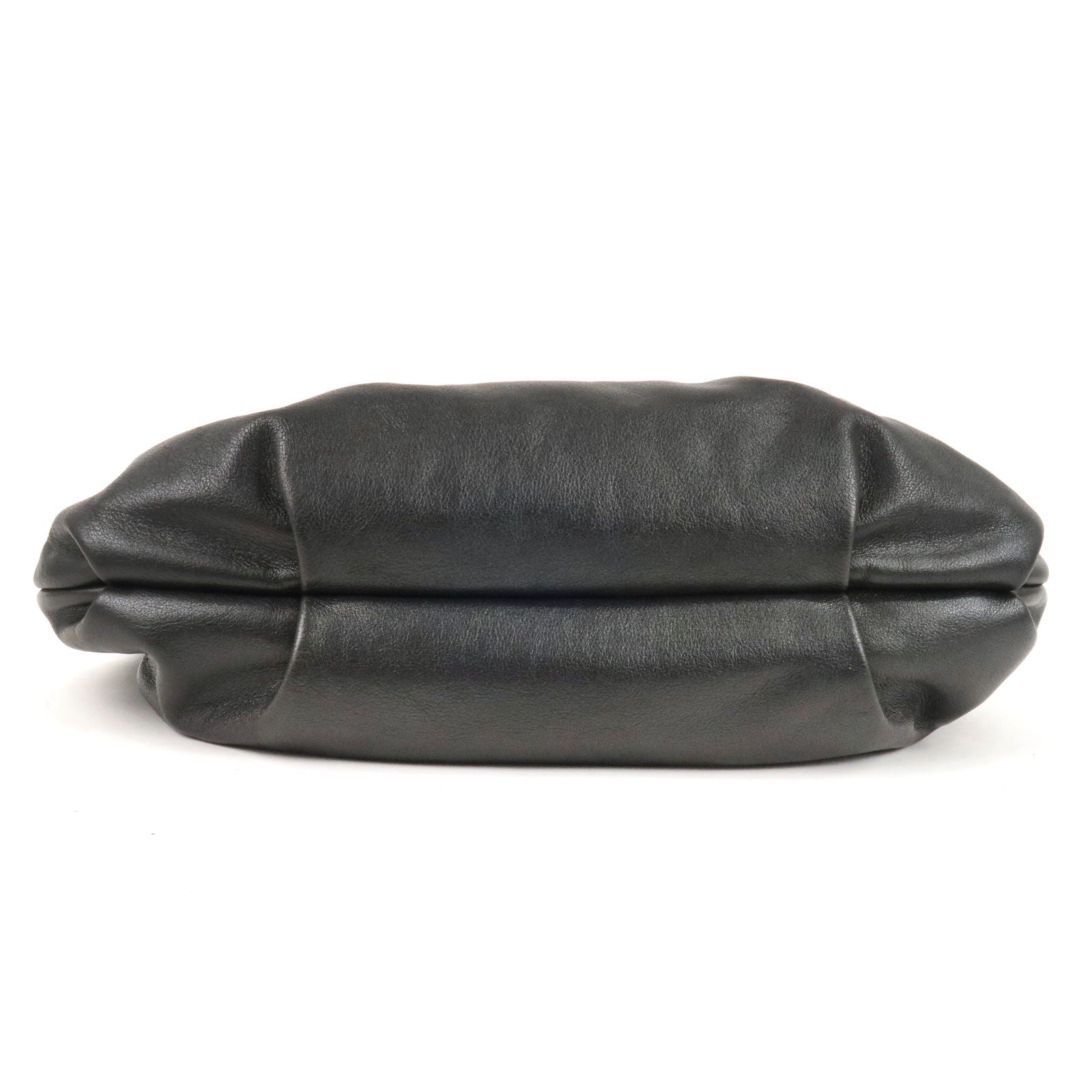 Prada Prada Logo Leather Shoulder Bag Hand Bag Nero