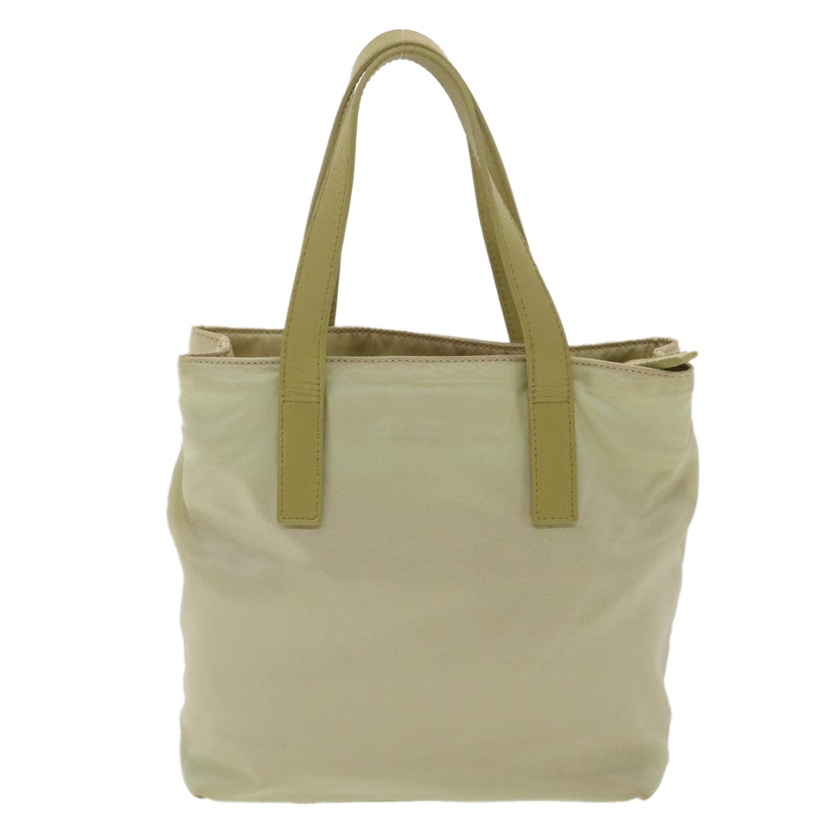 Prada Hand Bag Khaki Nylon Travel Bag