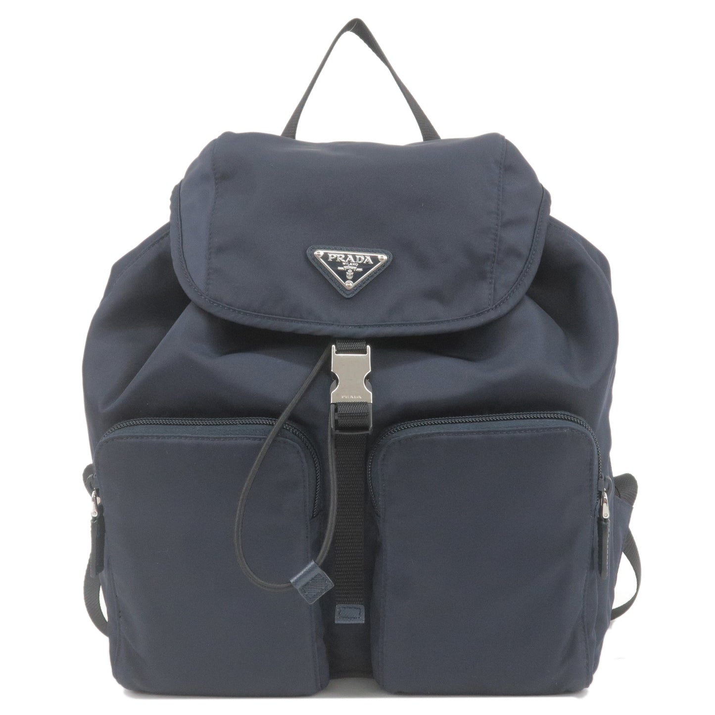 Prada Prada Logo Nylon Leather Ruck Sack Back Pack Travel Bag 1Bz070 36444 9