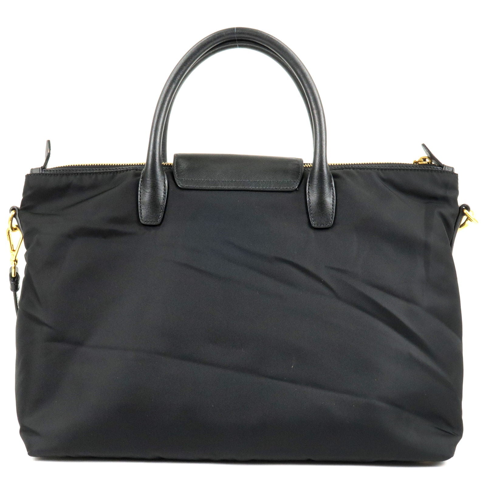 Prada Prada Logo Nylon Leather 2Way Bag Shoulder Bag