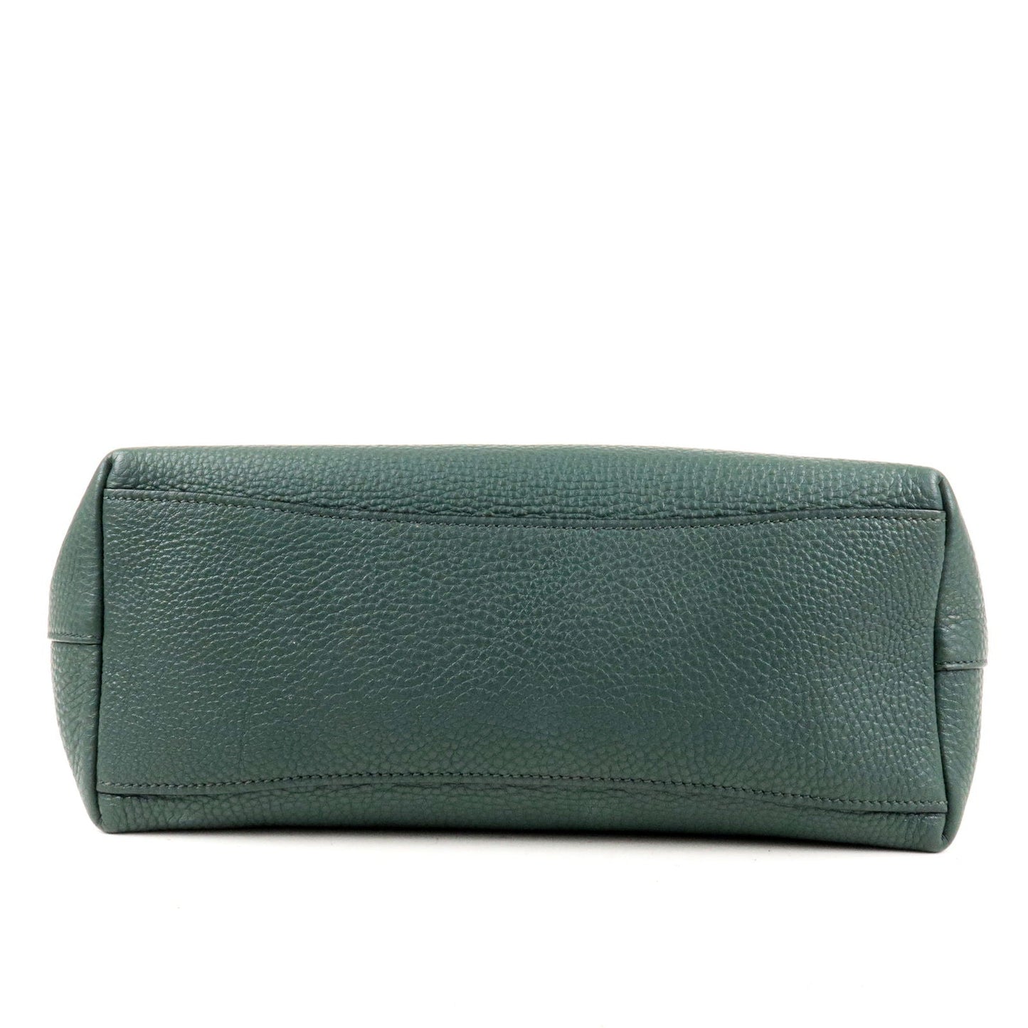 Prada Prada Logo Leather Tote Bag Hand Bag Green