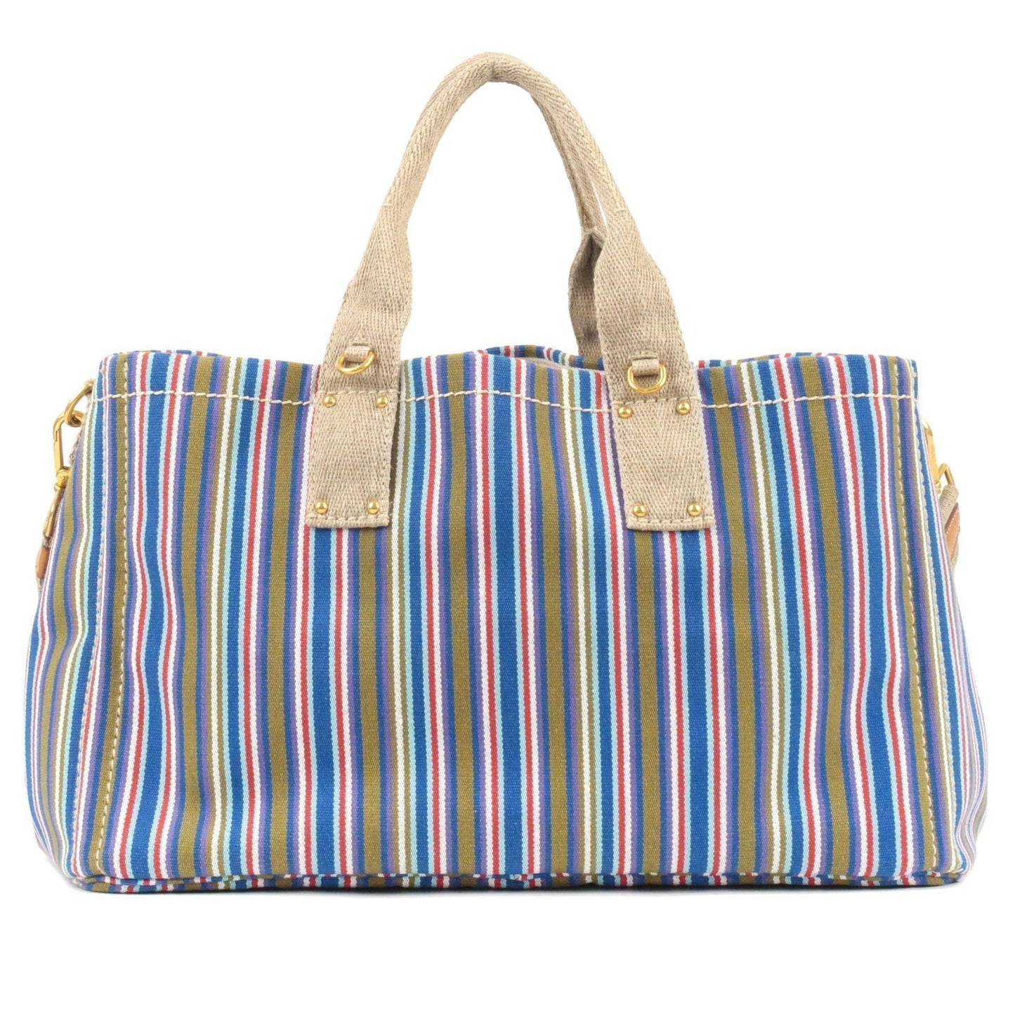 Prada Prada Canapa Large Canvas 2Way Bag Shoulder Bag