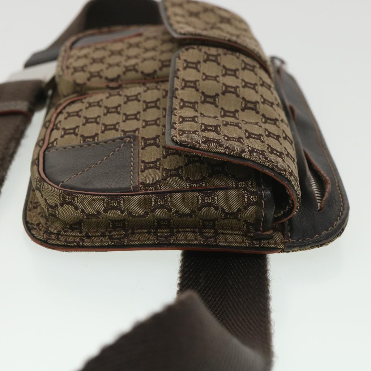 Luxury Macadam Waist Bag Pp St Canvas Beige Travel Bag