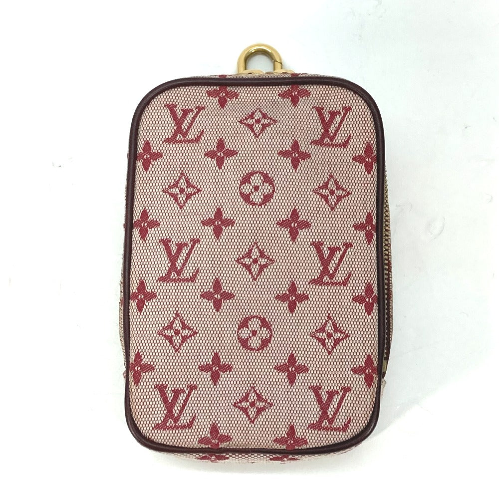Louis Vuitton Pouch M60001 US Digital Monogram Canvas Red Mini Bag