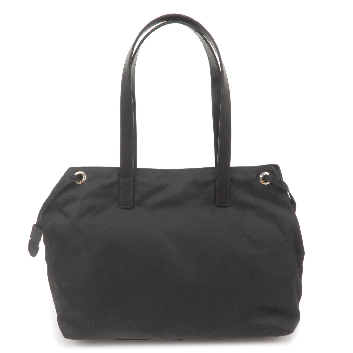Prada Prada Logo Nylon Leather Tote Bag Hand Bag
