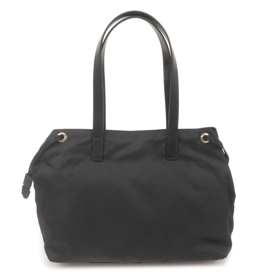 Prada Prada Logo Nylon Leather Tote Bag Hand Bag
