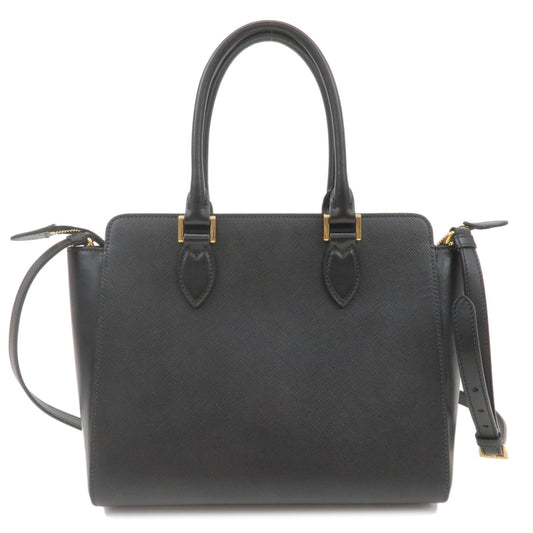 Prada Prada Leather 2Way Shoulder Bag Hand Bag Nero