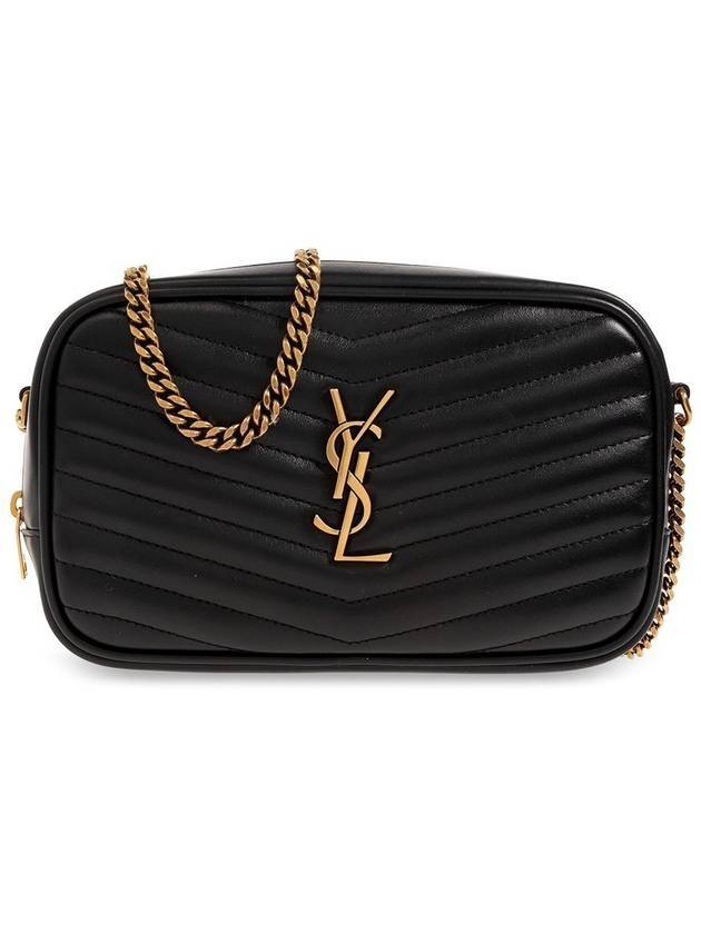 YSL Saint Laurent Luxury Trending Lou Cross Bag Leather Black Small Travel Bag