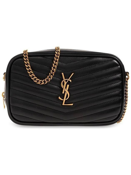 YSL Saint Laurent Saint Laurent Trending Lou Cross Bag Leather Black Travel Bag
