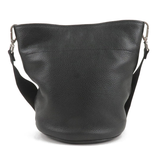Prada Prada Logo Leather One Shoulder Bag Nero Black 1Be012 36851 10