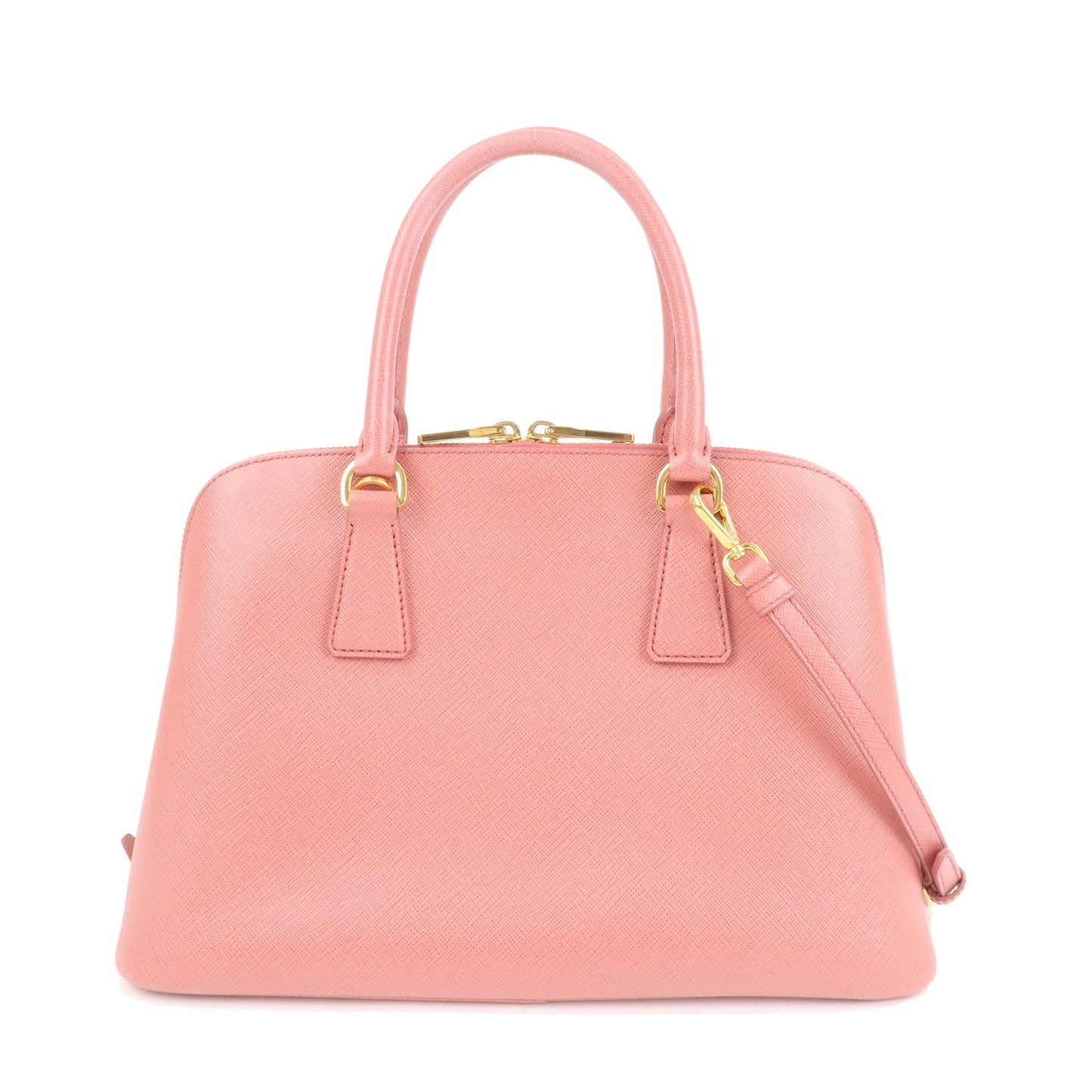 Prada Prada Logo Leather 2Way Bag Shoulder Bag Pink