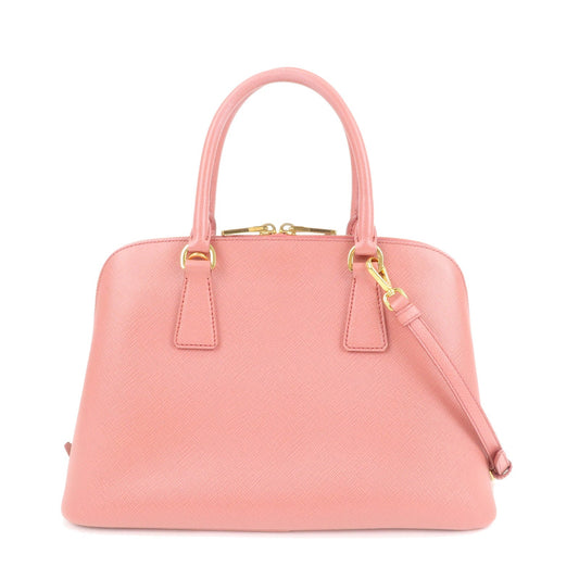 Prada Prada Logo Leather 2Way Bag Shoulder Bag Pink