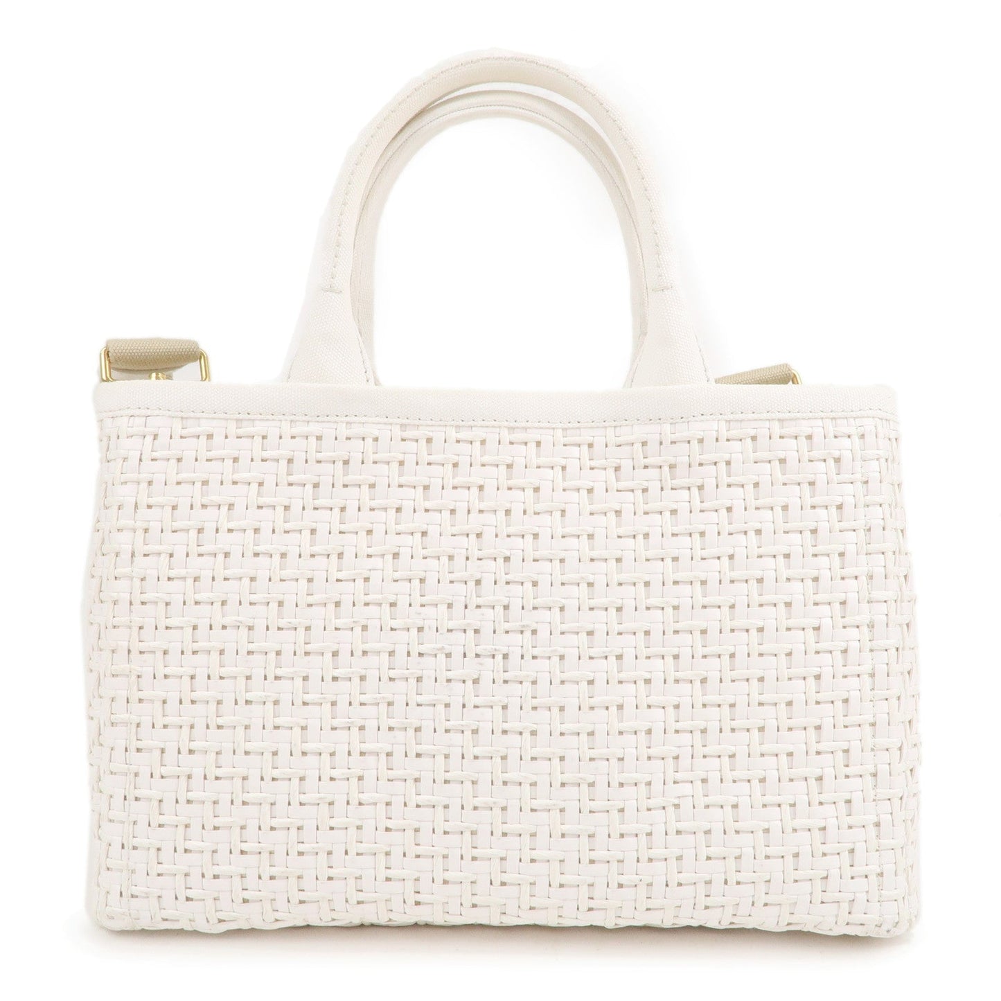 Prada Prada Canapa Straw Canvas 2Way Bag Shoulder Bag