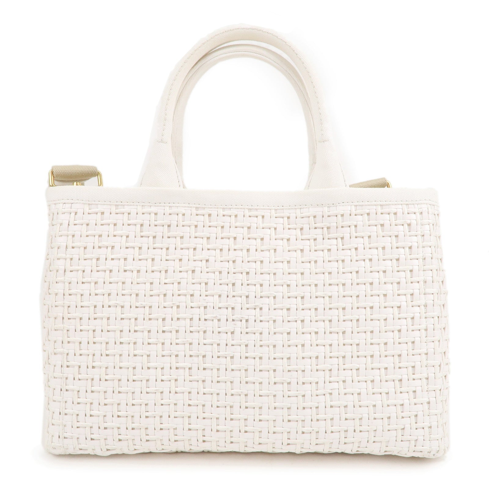 Prada Prada Canapa Straw Canvas 2Way Bag Shoulder Bag
