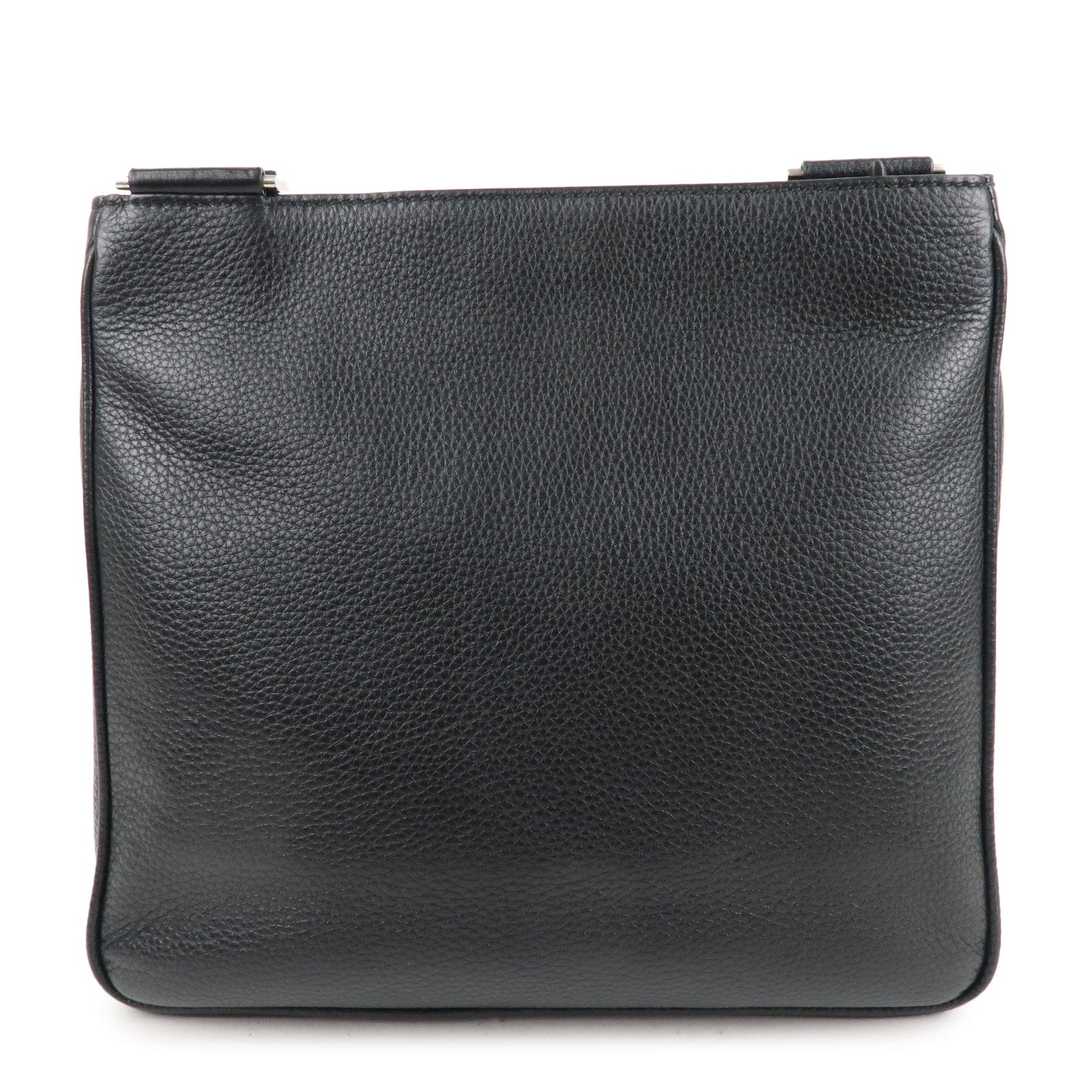 Prada Prada Logo Leather Shoulder Bag Hand Bag Black S 36971 14
