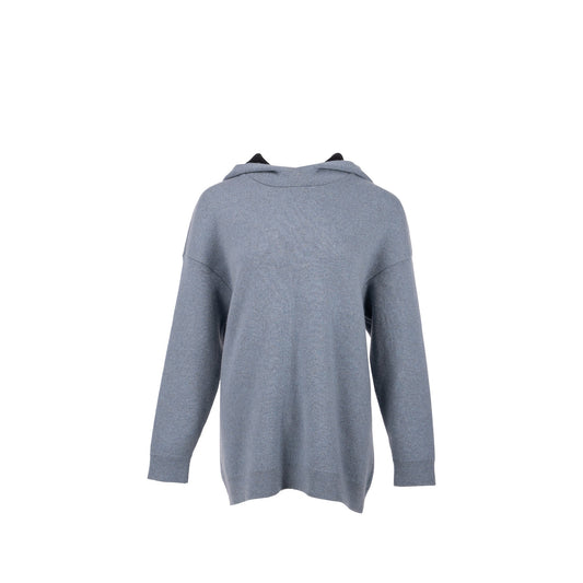 Dior Size J'A ' Hooded Sweater With Rear Black Blue Travel Bag
