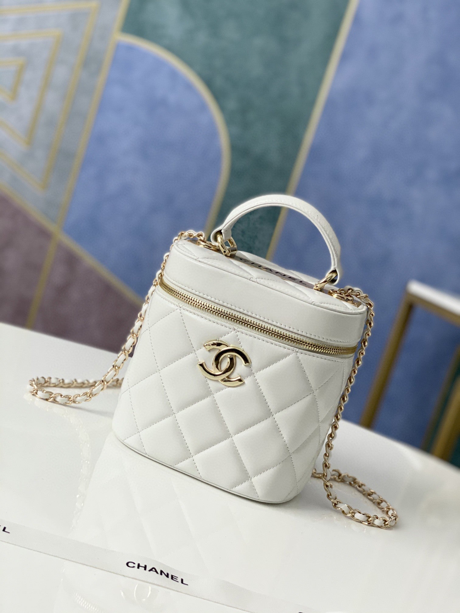 Chlvanity Case Hardware For Women Handbags Shoulder White Gold Shoulder Bag