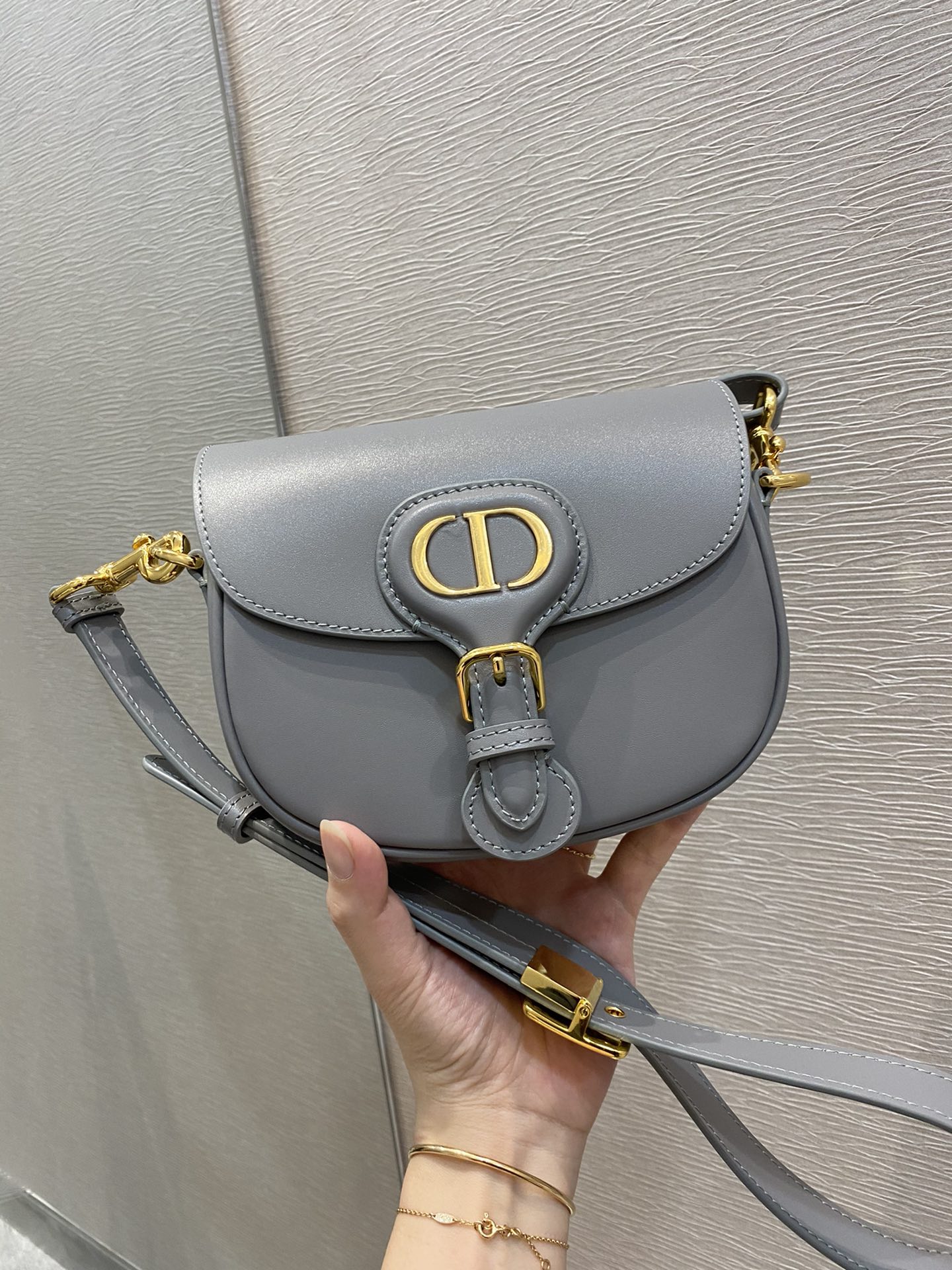 Bobby Cd Grey Mini Crossbody Bag