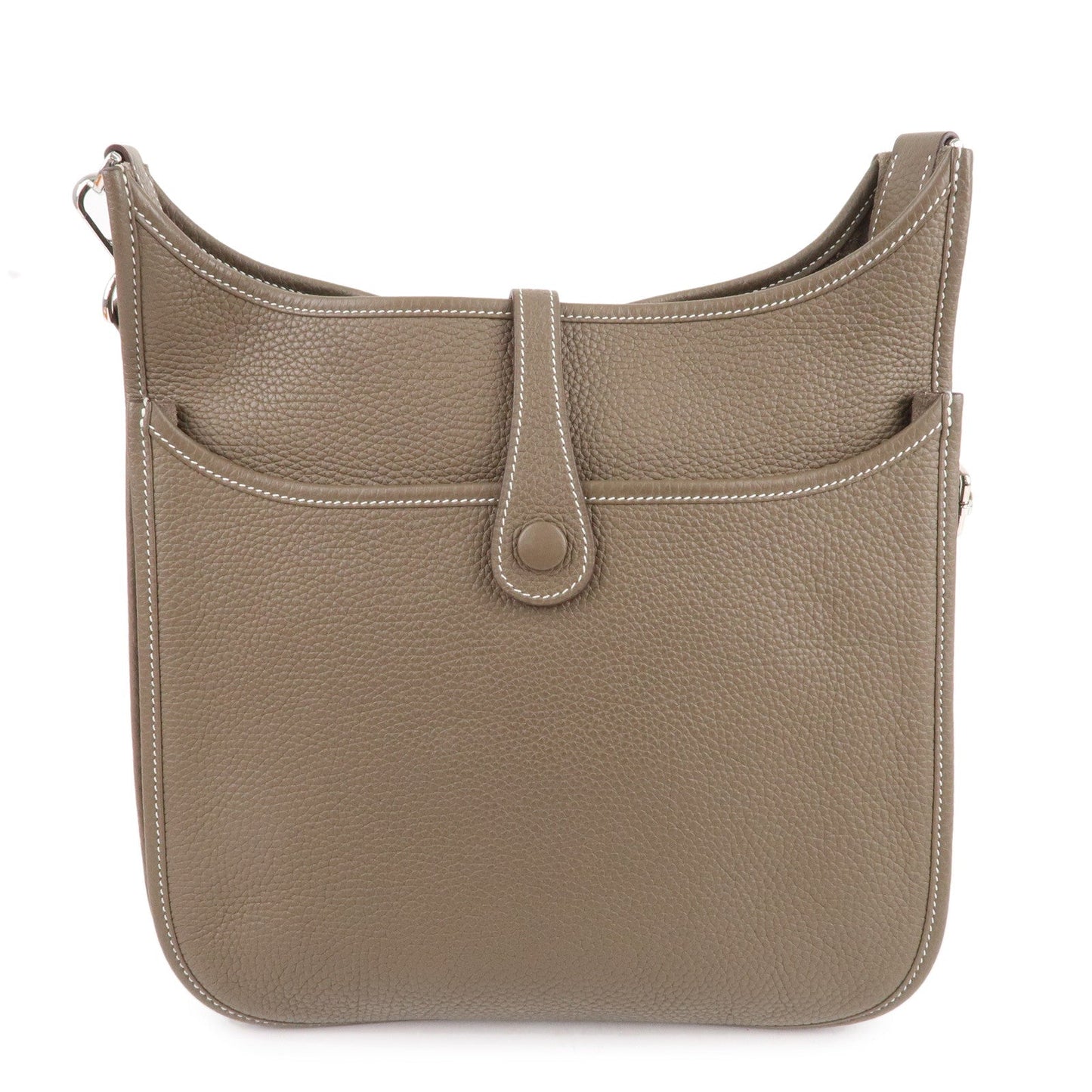 Hermes Luxury Taurillon Clemence Evelyne Pm Shoulder Bag