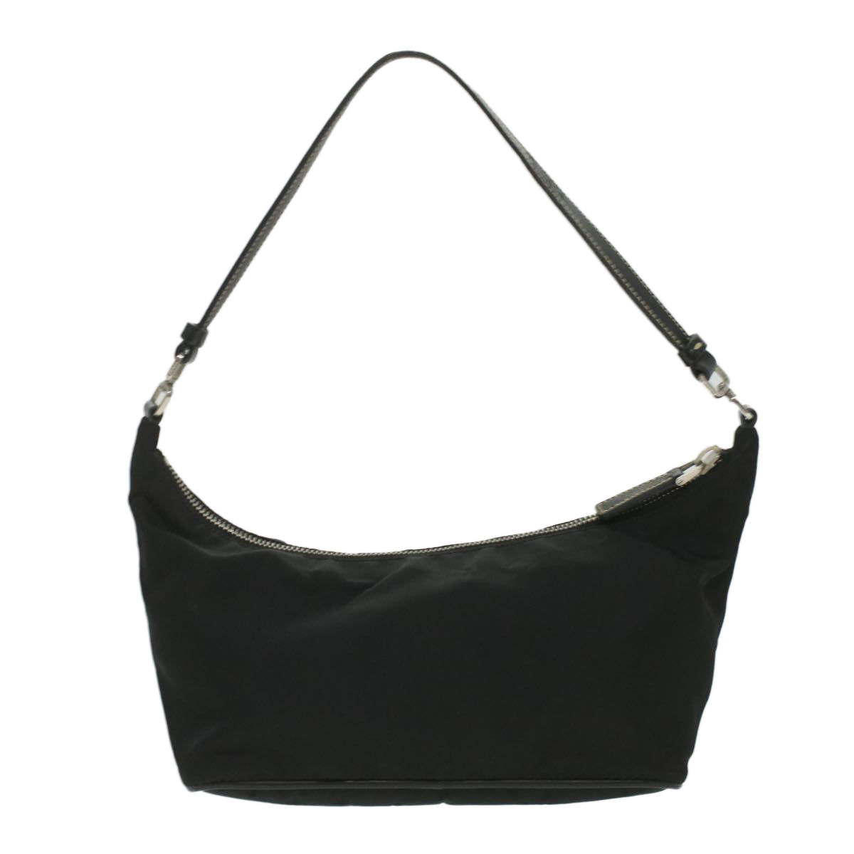 Prada Accessory Pouch Luxury Handbag Nylon Black Clutch Bag