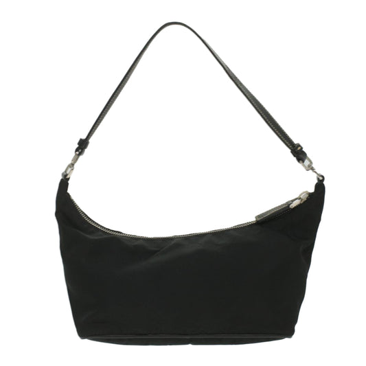 Prada Accessory Pouch Luxury Handbag Nylon Black Clutch Bag