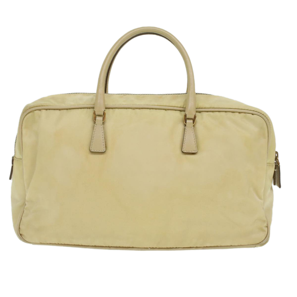 Prada Hand Bag Nylon Beige Travel Bag Nylon Beige 37133