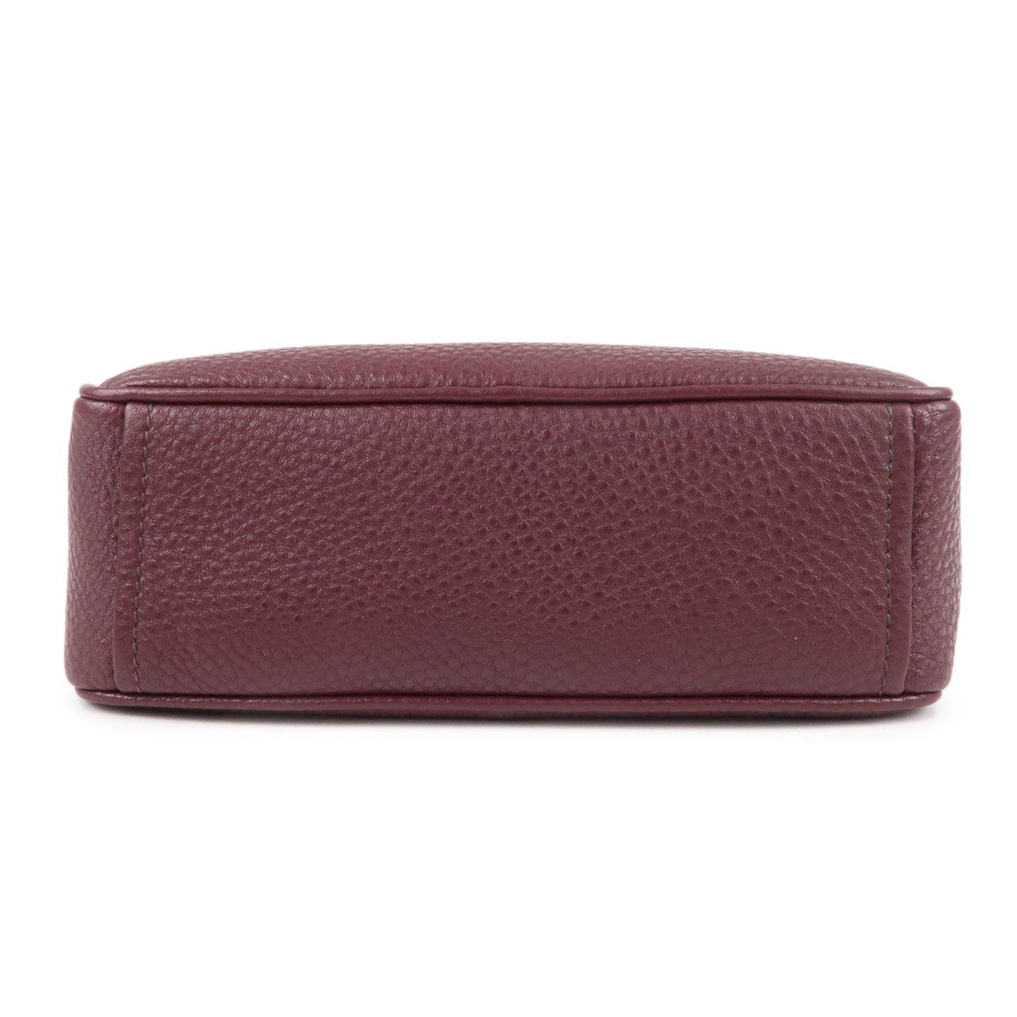 Prada Shoulder Bag Crossbody Bag Leather Purple Logo