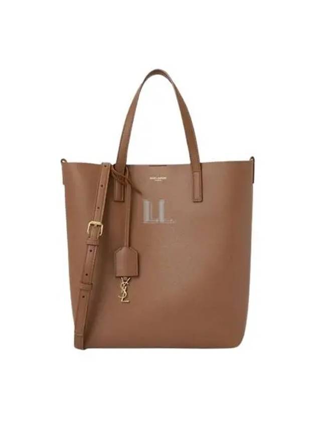 YSL Saint Laurent Saint Laurent Trending Shopping Toy Supple Tote Leather Brown Tote Bag