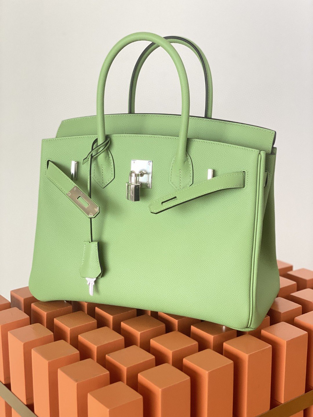 Top Quality Birkin Nata Swift For Women Green Travel Bag