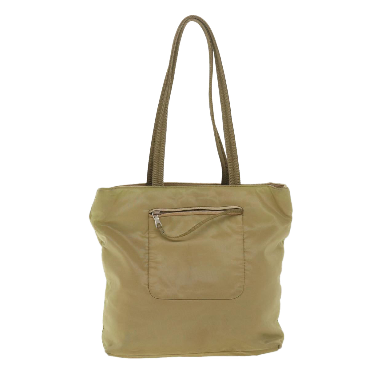 Prada Shoulder Bag Khaki Nylon Nylon Khaki 38297