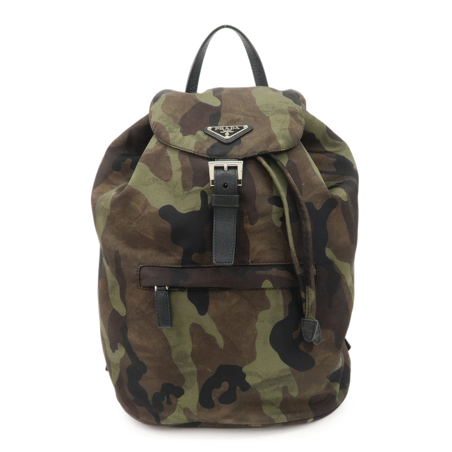 Camouflage Back Pack Ruck Sack d Leather Nylon Logo Handbag