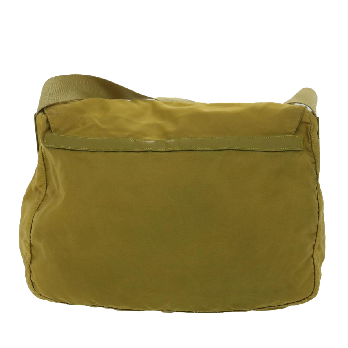 Prada Shoulder Bag Nylon Yellow