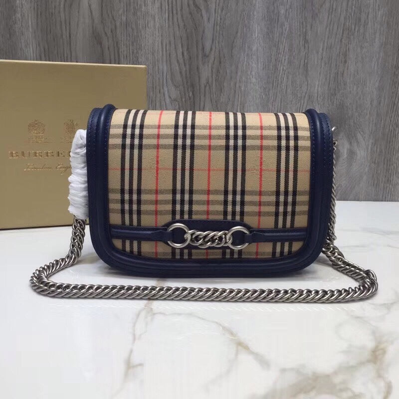 Top Quality Check Linike Bag For Women Black Travel Bag
