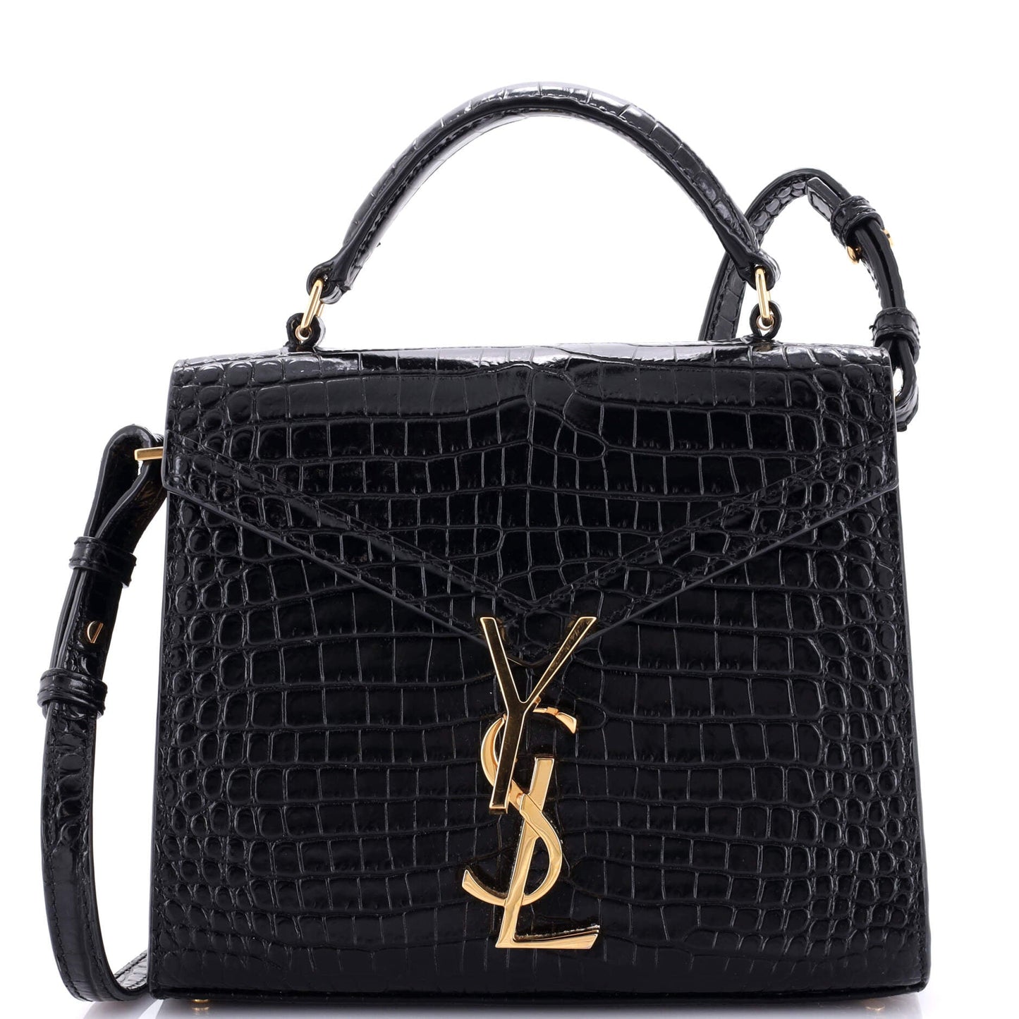 YSL Saint Laurent Saint Laurent Trending Cassandra Top Handle Bag Leather Mini Travel Bag