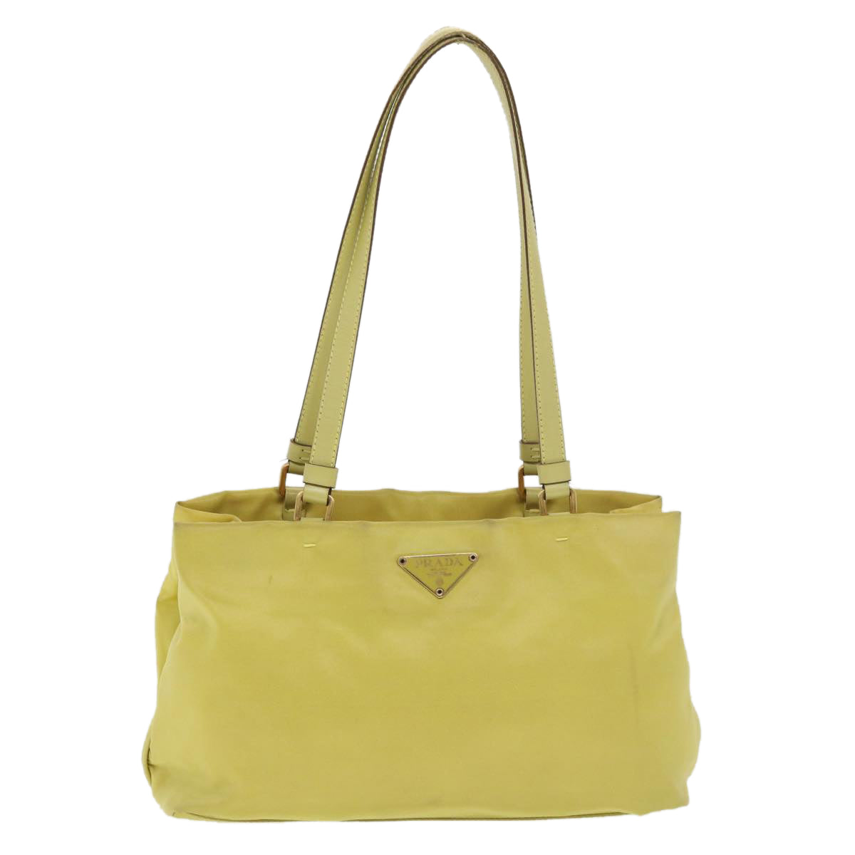 Prada Shoulder Bag Nylon Yellow Nylon Yellow 39147