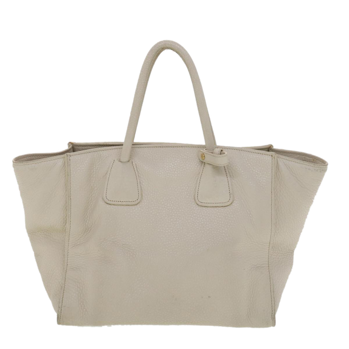 Prada Hand Bag 2Way Leather Beige Travel Bag 2Way Beige 39299