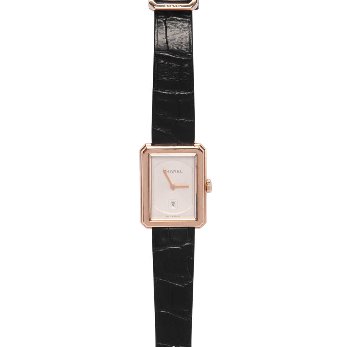 Chanel Beige Gold Medium Boy.Friend Watch