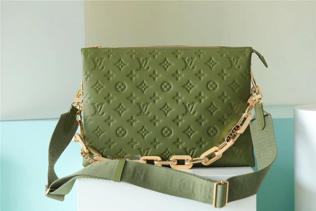Top Quality Coussin Mm Khaki For Women Monogram Crossbody Bag