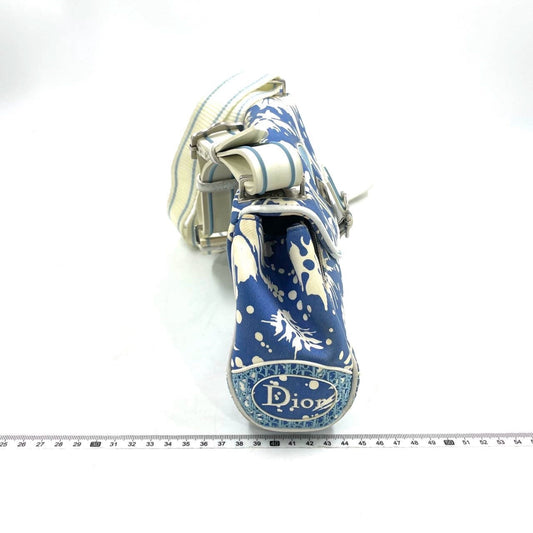 Dior Surf Chick Shoulder Bag And Chinese Porcelain White Blue