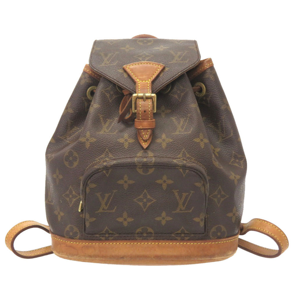 Louis Vuitton Backpack M51137 Montsouris Monogram Canvas Brown Mini