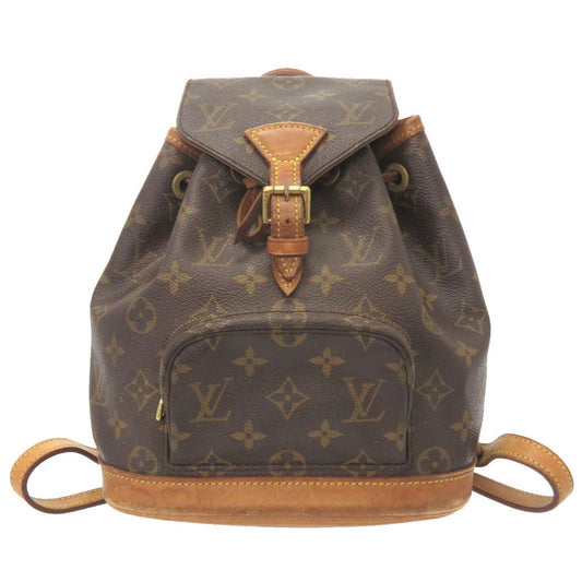 Louis Vuitton Backpack M51137 Montsouris Monogram Canvas Brown Mini