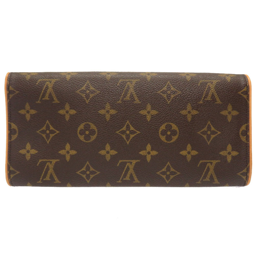 Louis Vuitton M51852 Pochette Twin GM Monogram Canvas Brown Shoulder Bag