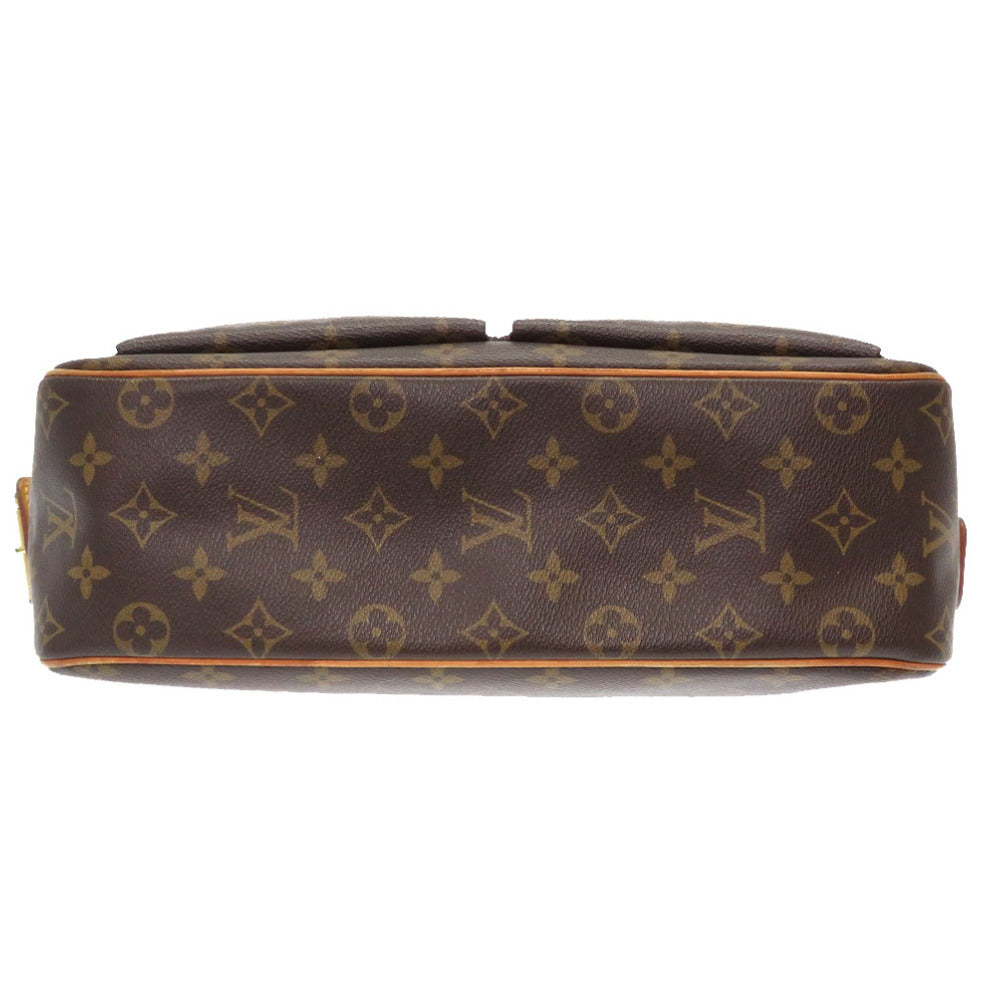 Louis Vuitton M51163 Vivasite GM Monogram Canvas Brown Shoulder Bag