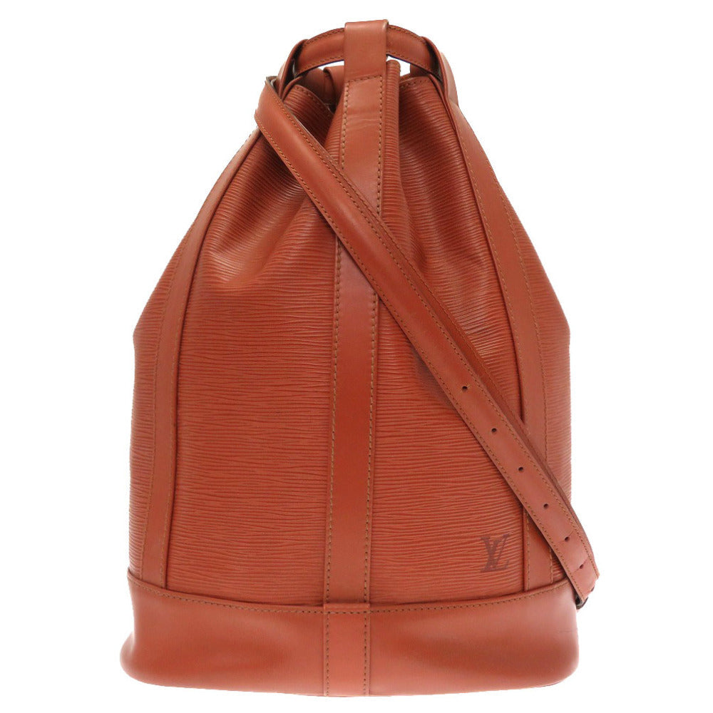 Louis Vuitton M52353 Epi Kenya Epi RandonneePM Leather Brown Shoulder Bag