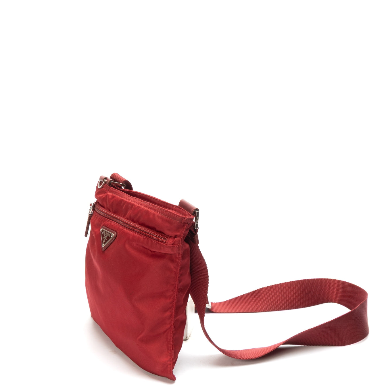 Prada Re Crossbody Bag Nylon Red